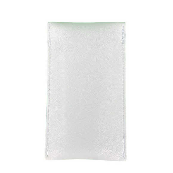 8 Piece Light Blue Gray Travel Makeup Brushes with Case - Picture 4 of 9